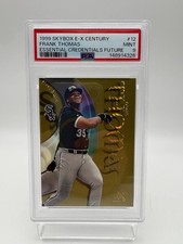 1999 SkyBox E-X Century EC Future #12 Frank Thomas PSA 9 POP 7 Rare