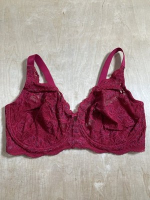 Triumph Underwired Bra Amourette Charm Sz 36DD Red