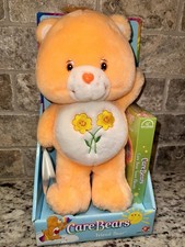 Vintage NRFB 2003 Care Bears Friend Bear 12  Plush With Sealed VHS Cartoon