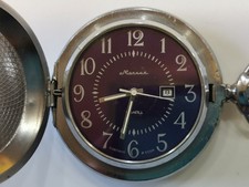 VINTAGE RARE USSR POCKET WATCH MOLNIJA QUARTZ