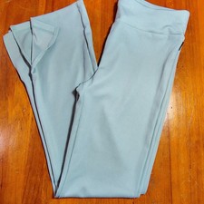 Converse Kids Mint Green Ribbed Flare Leggings Pants Size L 12-13 Years