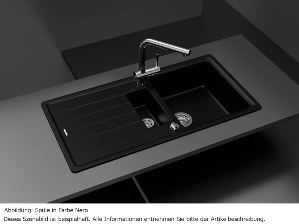 Schock Superb D-150 A Croma Auflage Granitspüle Küchenspüle 1 Becken - Bild 2 von 4