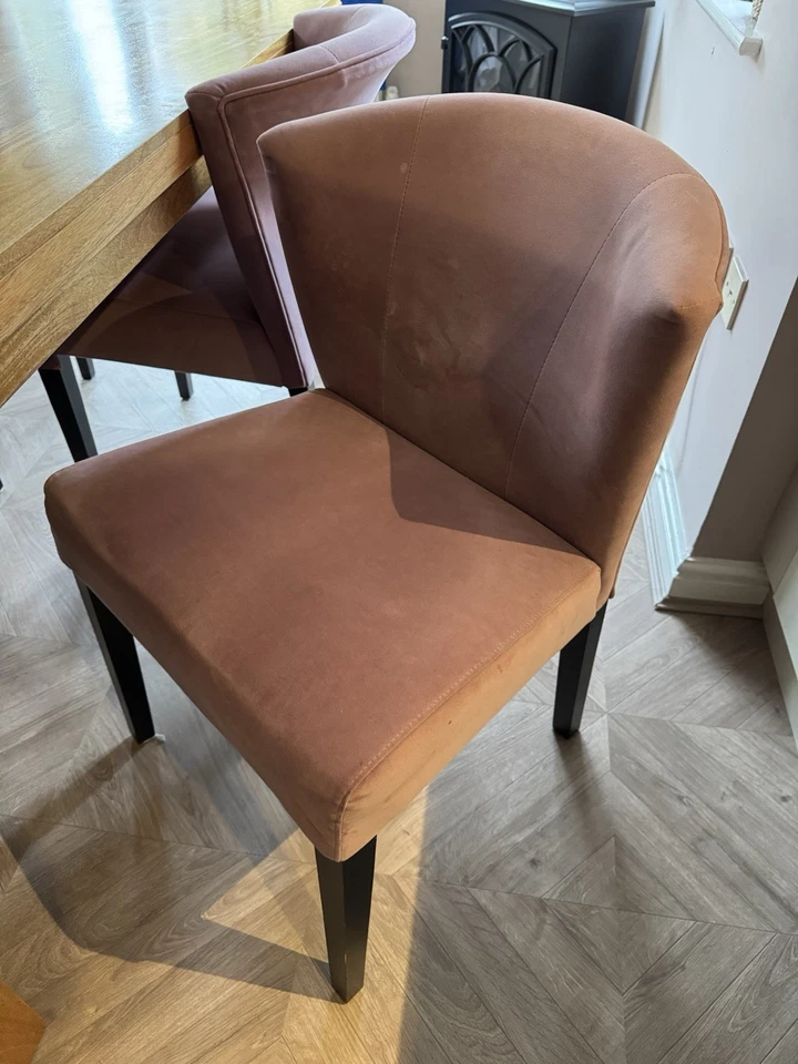 6-Seater Solid Mango Wood Dining Room Table & 4 Chairs - Image 4 of 4