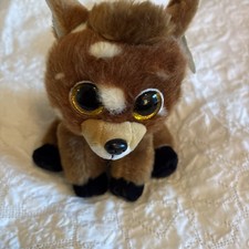TY Beanie Baby Babies 6" BUCKLEY THE DEER Stuffed Animal Toy Plush  Tags )a27