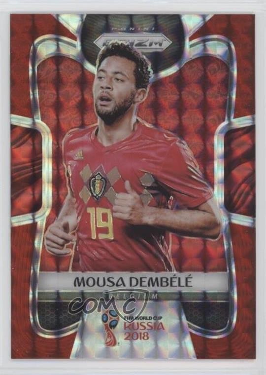 2018 Panini Prizm World Cup Red Mosaic Prizm Mousa Dembele Mousa Dembélé #19 1o2