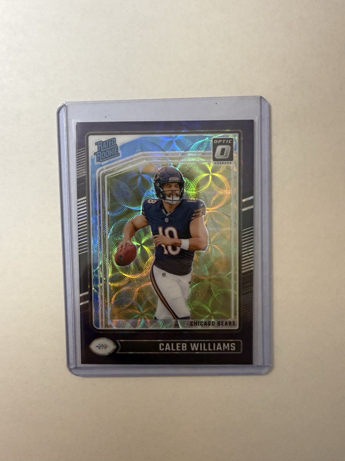 2024 Panini Donruss Optic - Rated Rookie Caleb Williams #201 Purple Scope (RC)