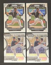 (4) Mackenzie Gore 2022 Prizm ROOKIE #7 Lot - 2020 Warming In the Pen #WIP-14