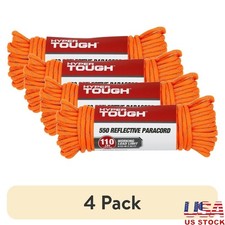 550 Reflective Paracord Heavy Duty 110 lb 5/32 inch 7 Strand Outdoor Use