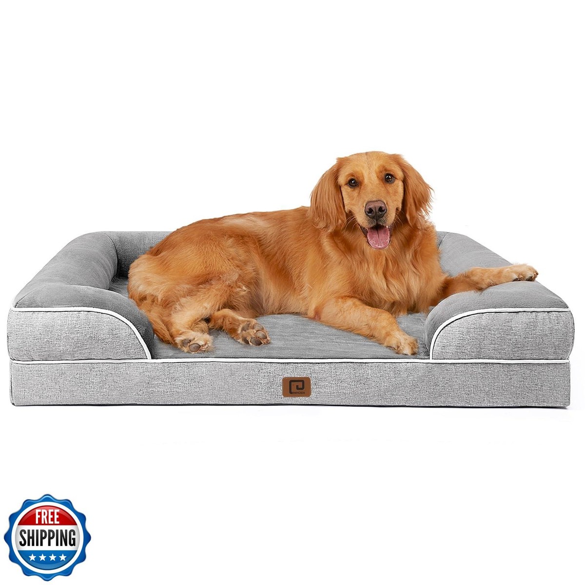 EHEYCIGA Orthopedic Dog Beds for Extra Large Dogs 44x32Inch, Waterproof  Memor