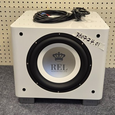 REL  T/9X 10'' Powered Subwoofer - White (Used) #d