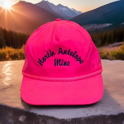 North Antelope Coal Mine Largest Clean Energy Gillette Wyoming Pink Baseball Cap