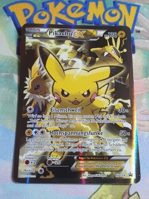 POKEMON KARTE PIKACHU EX XY 124 PROMO DEUTSCH