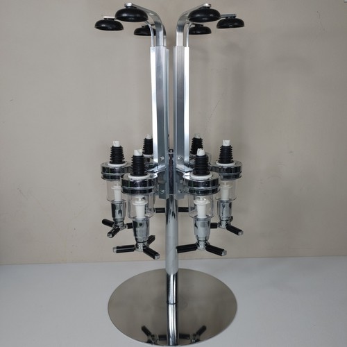 6 Bottle Rotating Liquor Dispenser