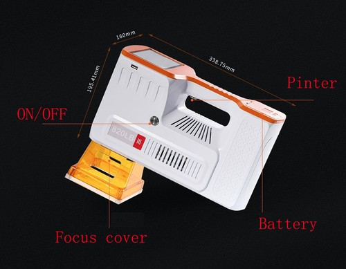 20W Touch Screen hand-held Laser Marking Machine Engraver printer + 2*Battery - Picture 7 of 13
