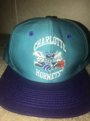 Casquette Baseball Homme Charlotte Hornets Mitchell & Ness - Bleu Brodé - Taille Unique