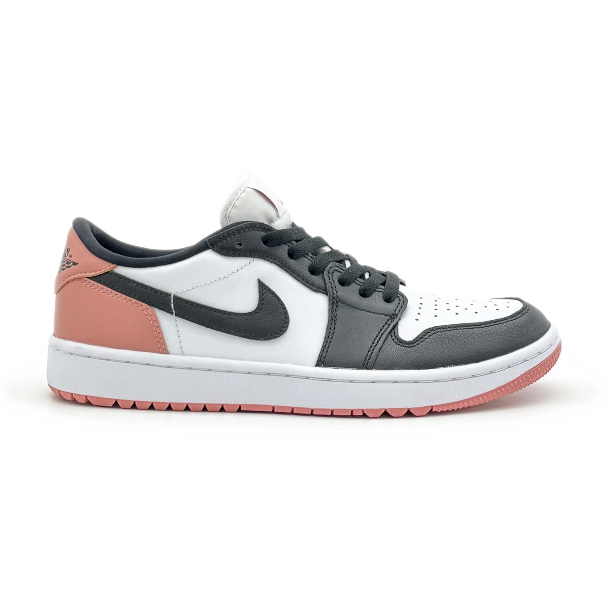 DD9315-106 Nike Air Jordan 1 Low Golf Rust Pink Black White