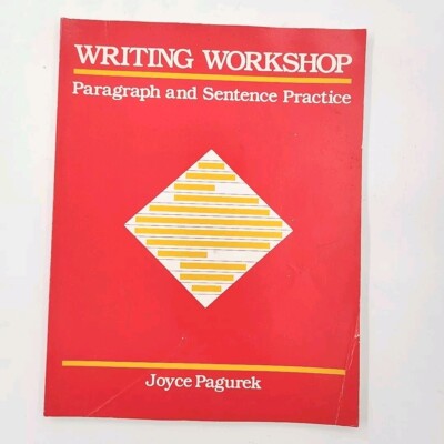 Writing Workshop Paragraph and Sentence Practice by Joyce Pagurek Paperback Book
