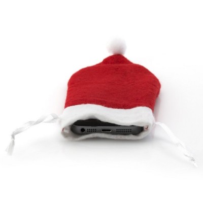 Coque De Téléphone Universelle Motif Bonnet De Père Noël - Protection Fun Et Festive