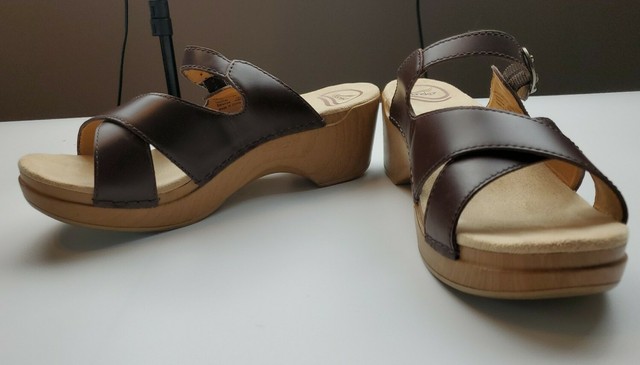 Dansko 42 Sandals Brown Leather | eBay
