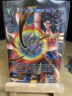 Dragon Ball Super SS4 Son Goku Cross-Dimensional Fighting Spirit BT22-116 SR NM