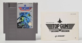 Nintendo NES, Top Gun: The Second Mission PAL, NES-OG-NOE, EMBALAJE ORIGINAL, instrucciones, NOE