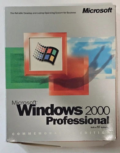 MICROSOFT WINDOWS 2000 PROFESSIONAL COMMEMORATIVE EDITION - FULL OS - MS WIN PRO
