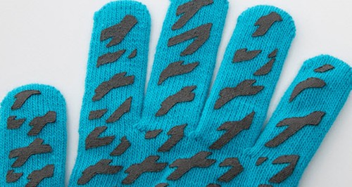 Mizuno Men Knit Gloves Sports Running Turquoise Casual Soccer Glove 32JYB50216 - Picture 7 of 7