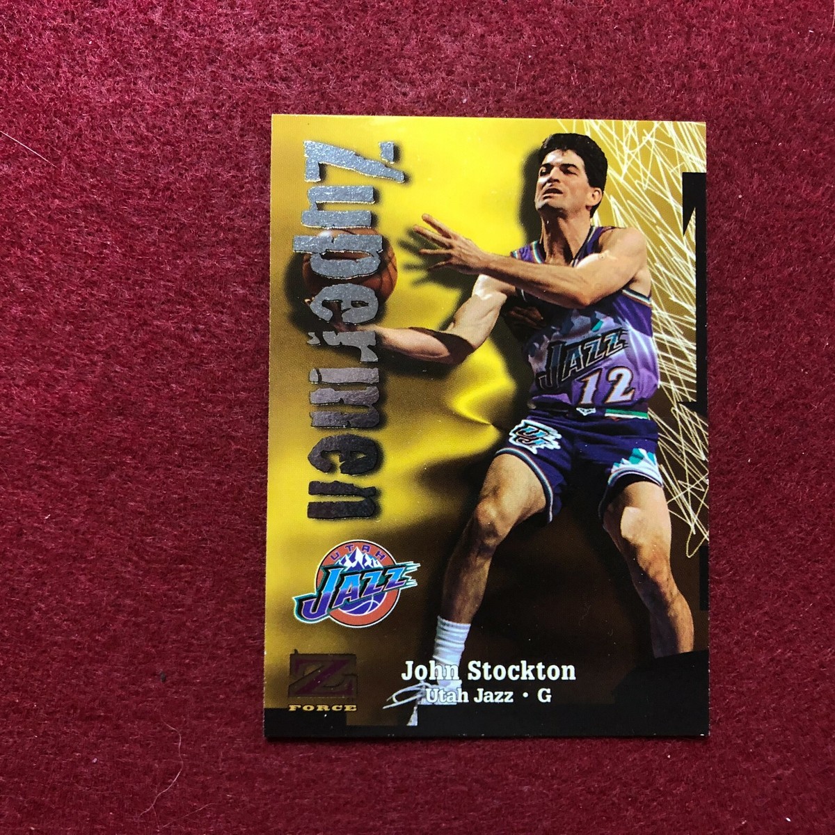 恩塚亨　offense game model JOHN STOCKTON , UTAH JAZZ, 1997 Z-FORCE, ZUPERMEN NBA