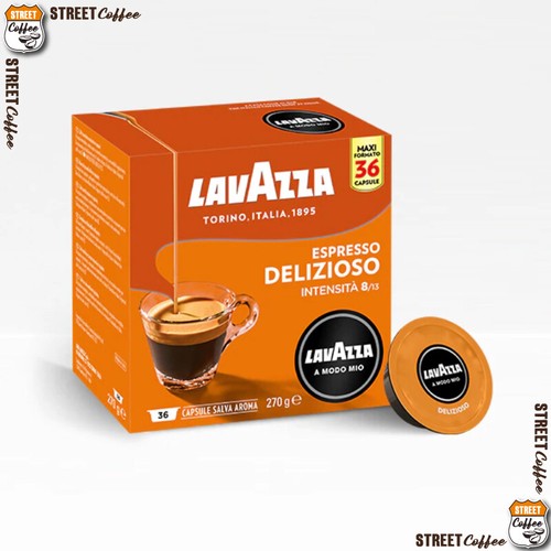 108 CIALDE CAPSULE CAFFE' LAVAZZA A MODO MIO MISCELA DELIZIOSO 100 % ORIGINALI - Foto 1 di 12