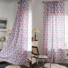 Bohemia Printed Half Curtain For Living Room Bedroom Window Drape Kitchen Decor