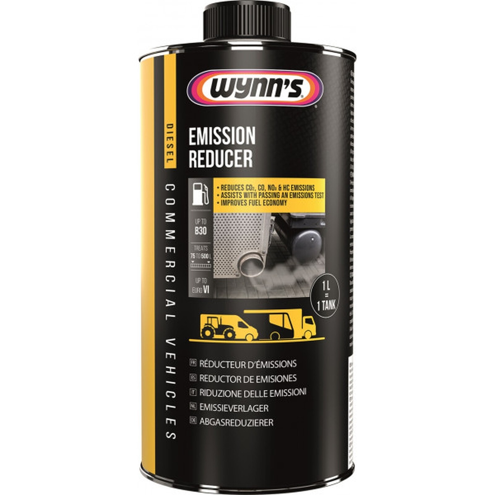 Wynns Commercial Vehicle Emission Reducer - 1 Litre - Improves Economy - W62190