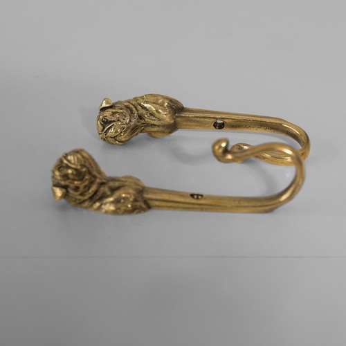 Pug. A charming brass dog leash holder. Choose your breed - Picture 14 of 14