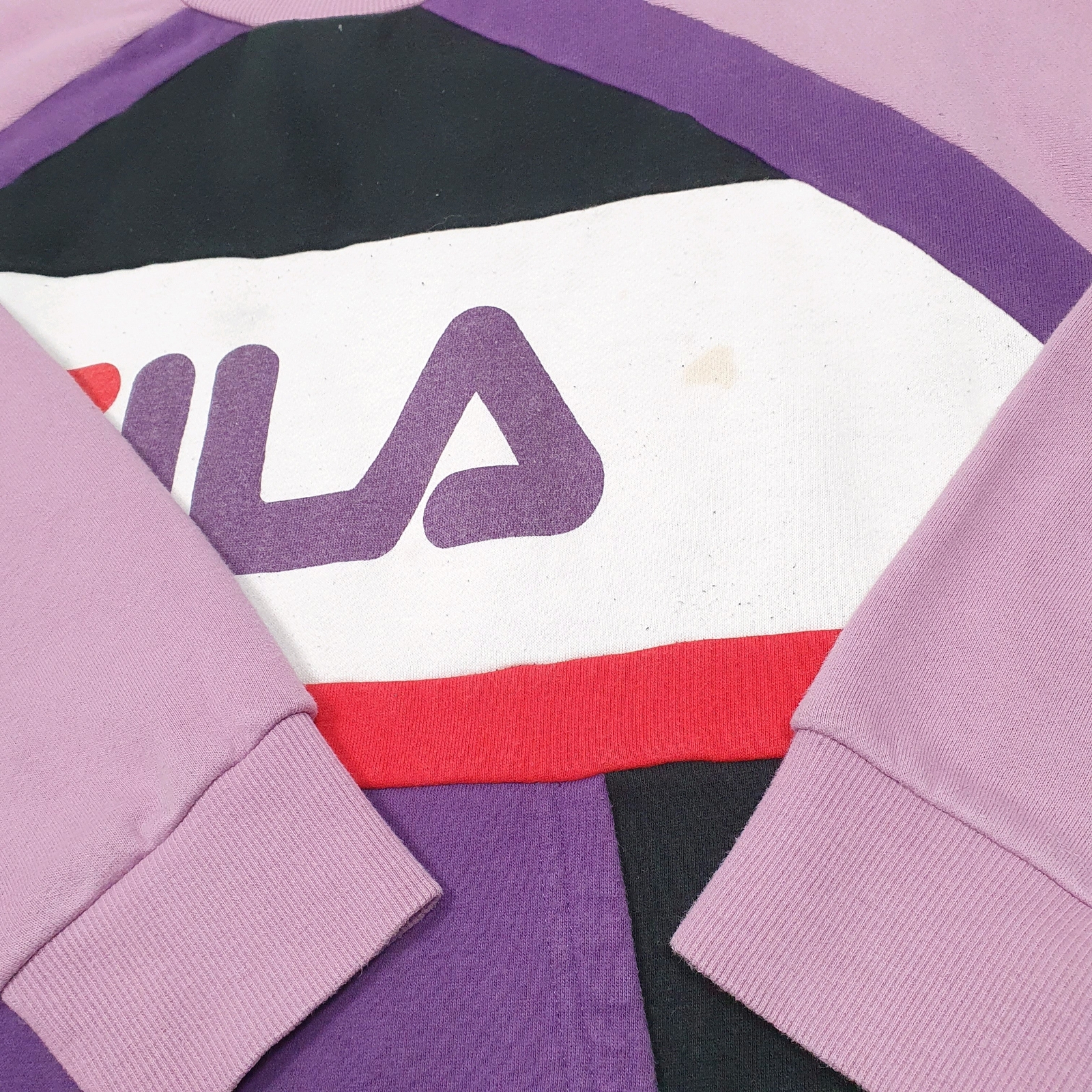 FILA Crewneck Cotton Jumper Sweatshirt Mens S image 4