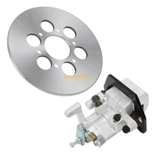 Rear Brake Caliper W/Pads & Disc Rotor for Yamaha Rhino 660 YXR660 4x4 2004-2007