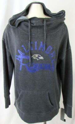 Touch Baltimore Ravens Women's S Pullover Cowl Neck Hoodie MSRP $59.99 C1 2051