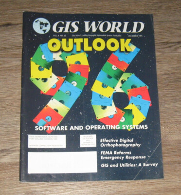 GIS World Outlook magazine December 1995 Software Operating Systems Geographic
