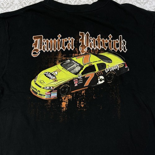 JR Motorsports #7 Nascar Chase Authentic Danica Patrick Racing T-Shirt Men’s L - Picture 10 of 10