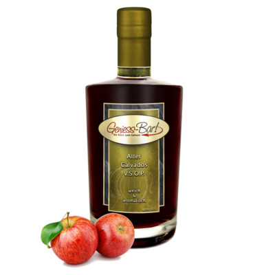 Alter Calvados V.S.O.P. 0,5L Apfelbrand sehr mild & aromatisch 40% Vol