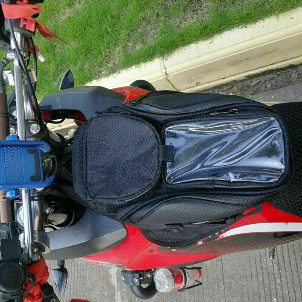 Estuche magnético para tanque de combustible de gasoil para motocicleta Honda Yamaha Suzuki Aprilia Foto 2 de 4