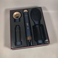 IG INGLAM 4-in-1 MegaAir Styler Professional Ionic Hair Dryer Kit Prussian Blue