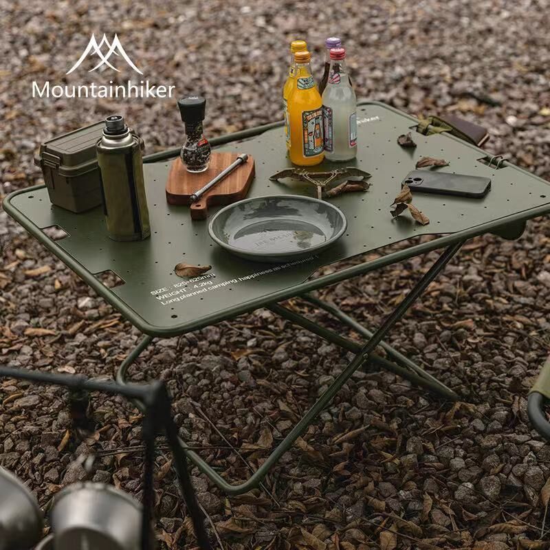 Portable Aluminum Alloy Table Foldable Camping Table Self-driving Equipment