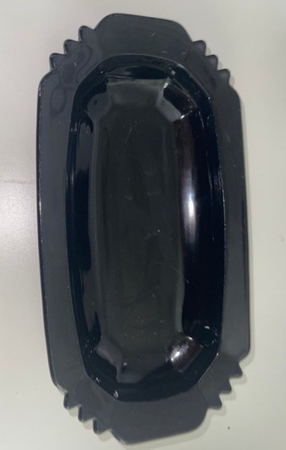 Vintage HAZEL ATLAS GLASS "OVIDE BLACK" miscellaneous glassware - Picture 4 of 9