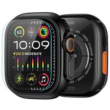 amBand Metal Case Screen Protector Cover for Apple Watch Ultra 2/Ultra 49mm, ...