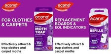 Acana Moth Trap System or Moth Refills Last 8 weeks Attracts and Traps
