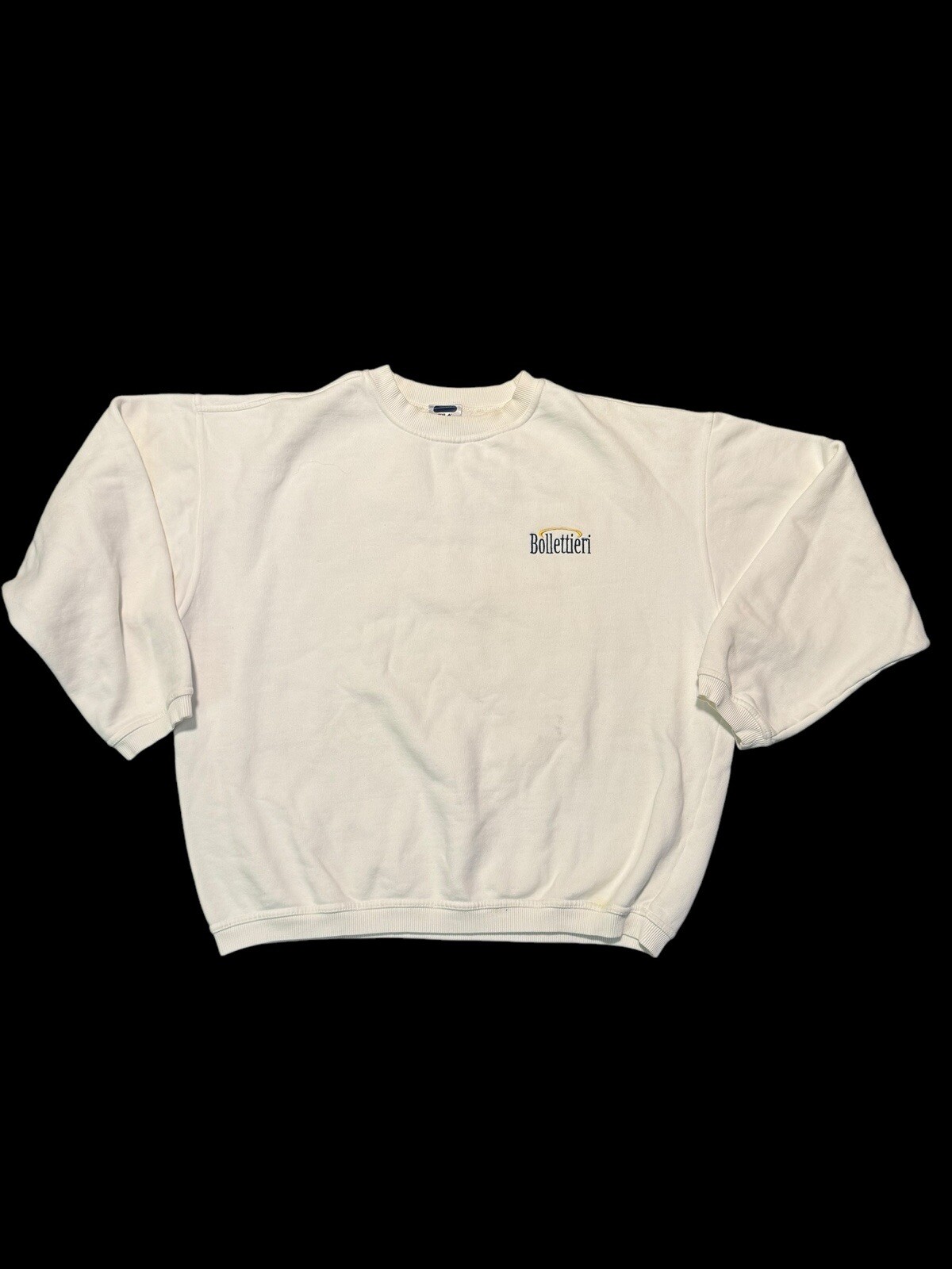 Vintage 90s / 80s Fila Nick bollettieri Crewneck tennis sweatshirt White XL Rare