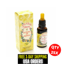Propolis Extract APIARIO SILVESTRE Green Brazilian 25 bottles x 30 mL