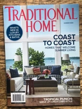 TRADITIONAL HOME MAGAZINE SUMMER 2024 journal  cottage decor vintage market flea