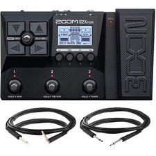 Zoom G2X Four Multi-Effect Guitar Pedal with Cable Essential Kit