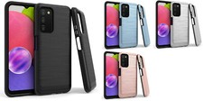 FOR Samsung Galaxy A03S SM-S134DL Slim Lining Hybrid Case Phone Cover