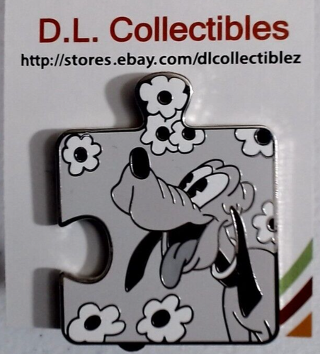 Disney Pluto Mickey Mouse Piano Character Connection Puzzle Pin